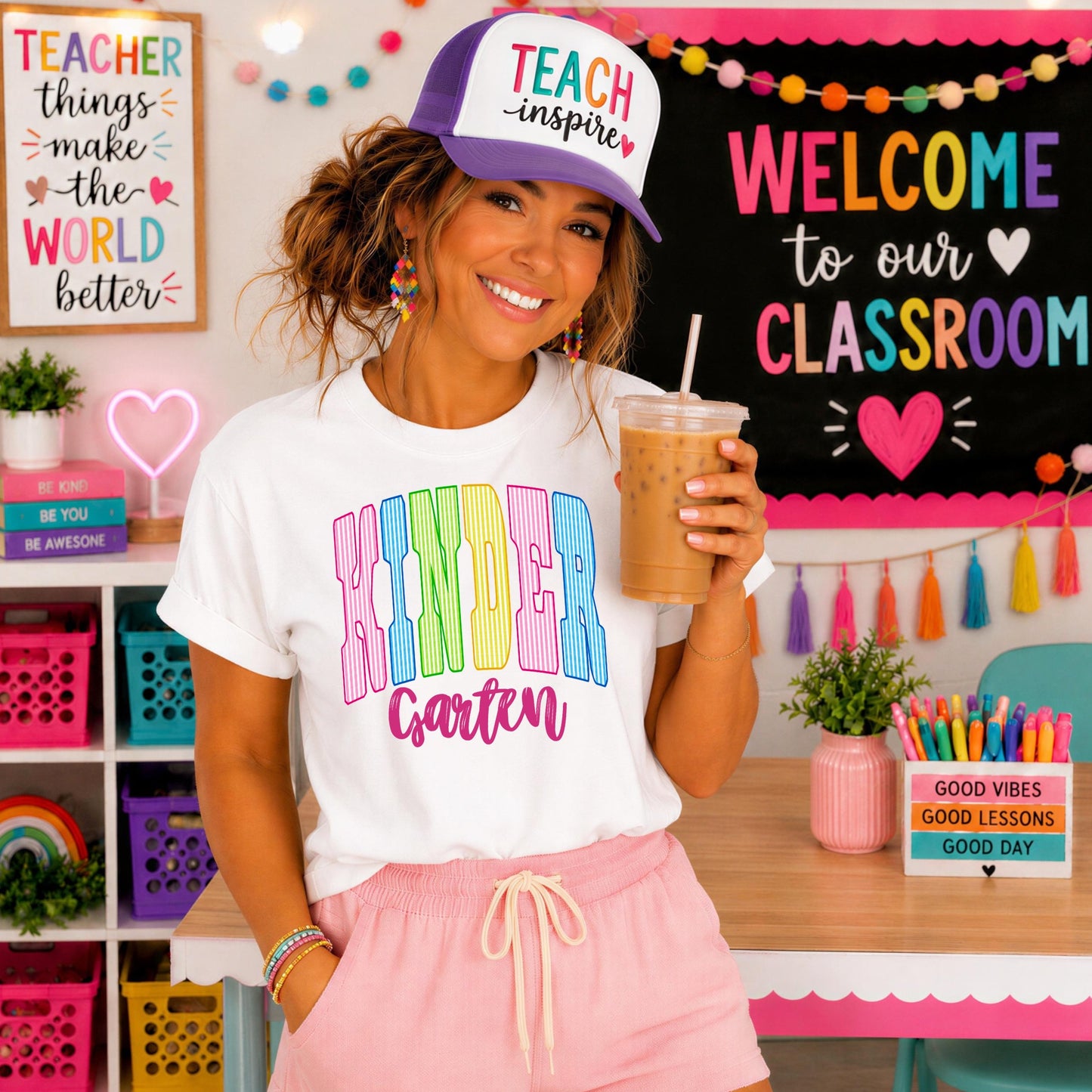Gingham Preppy Grade Level - Kindergarten