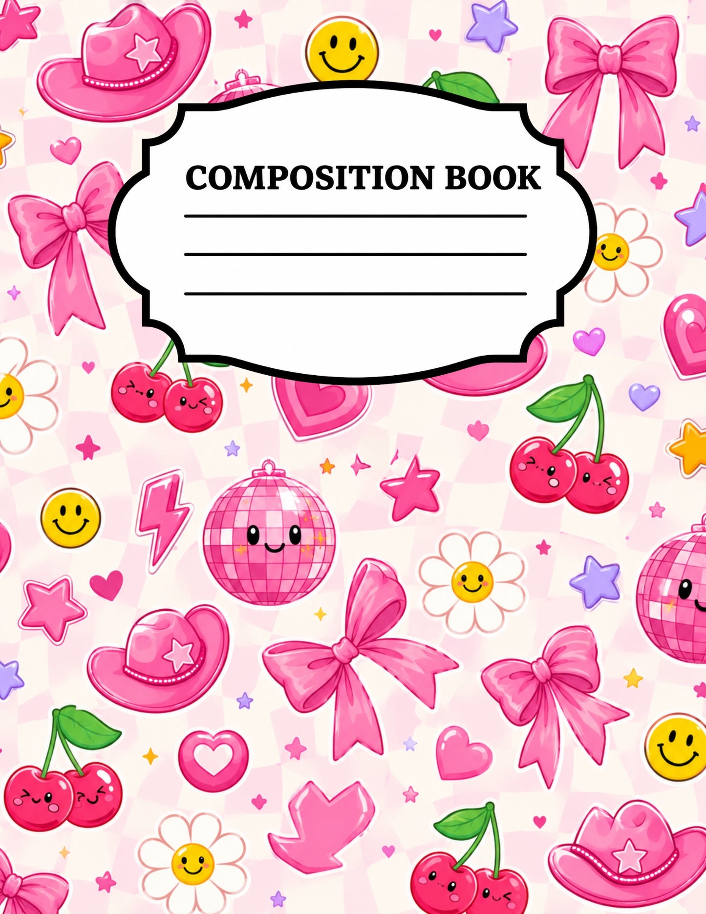 Disco Cowboy Notebook Cover