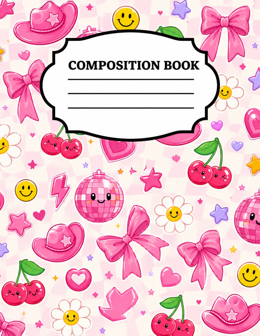 Disco Cowboy Notebook Cover