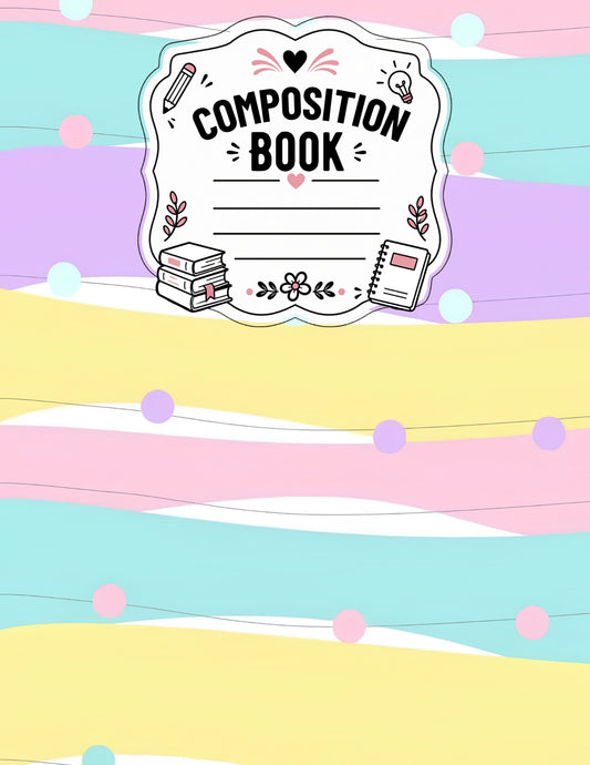 Colorful Stripes Notebook Cover