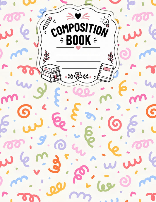 Confetti Notebook Cover