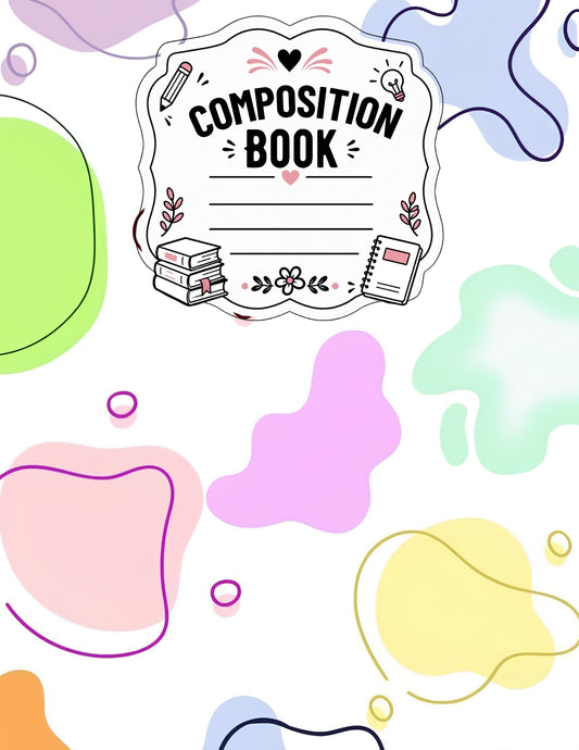 Paint Spots Notebook Cover