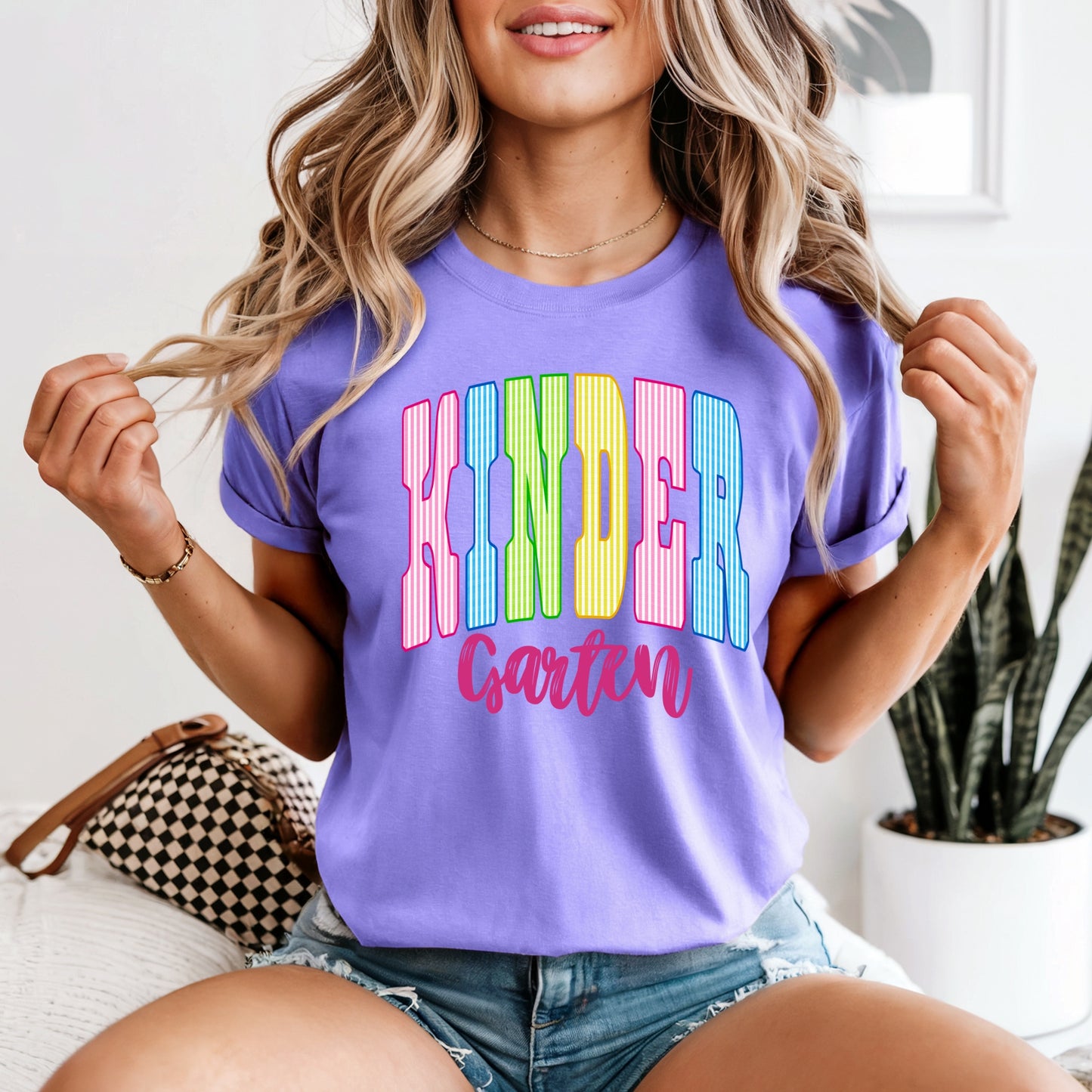 Gingham Preppy Grade Level - Kindergarten