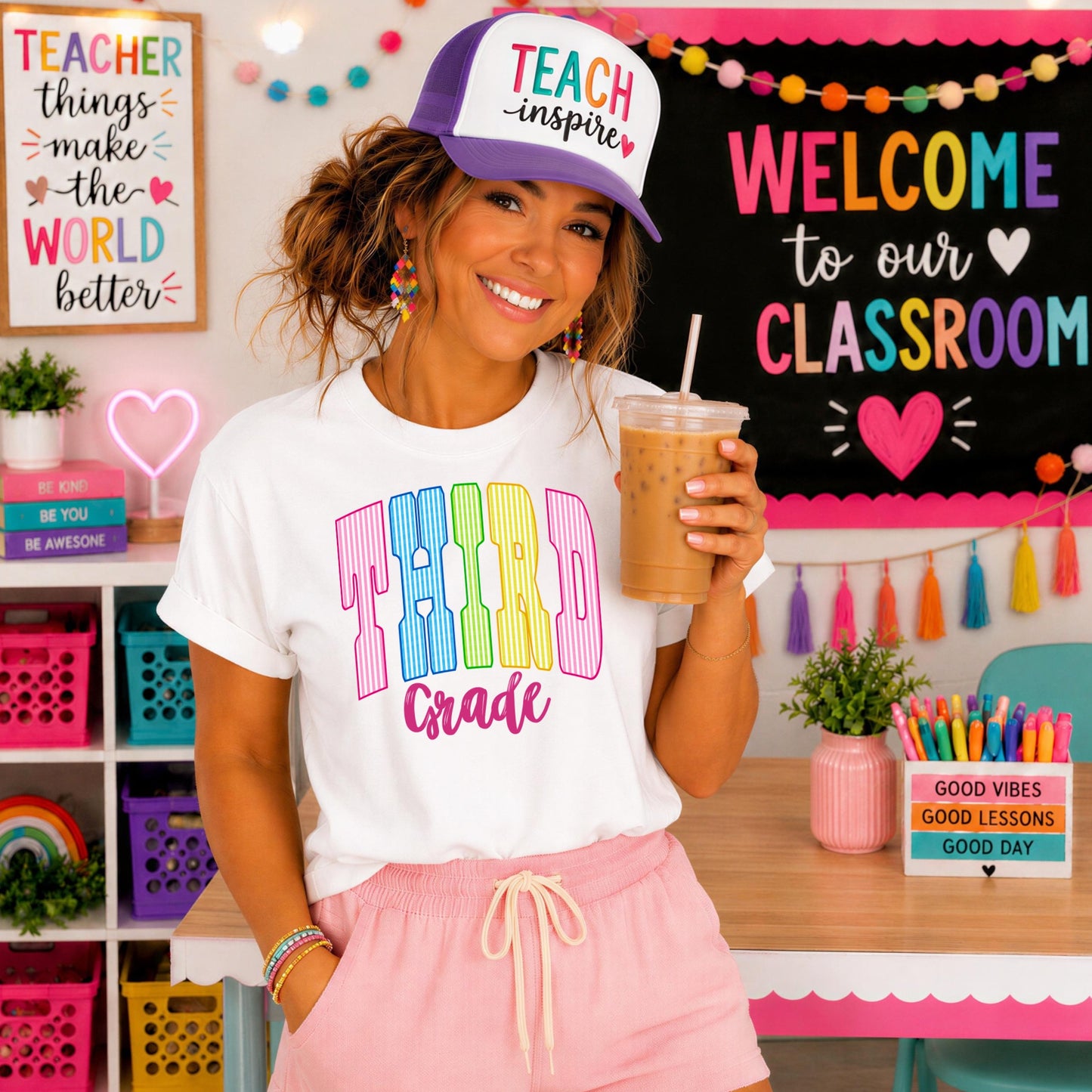 Gingham Preppy Grade Level - 3rd Grade