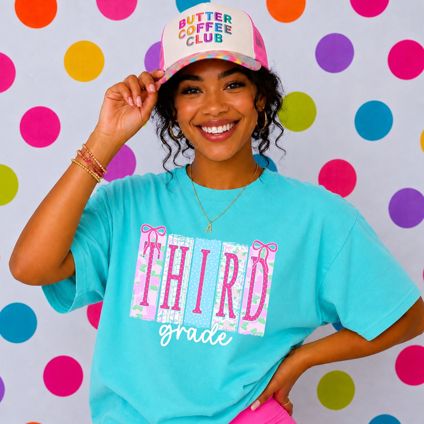 Pink Girly Bow Grade Level - Pre-k