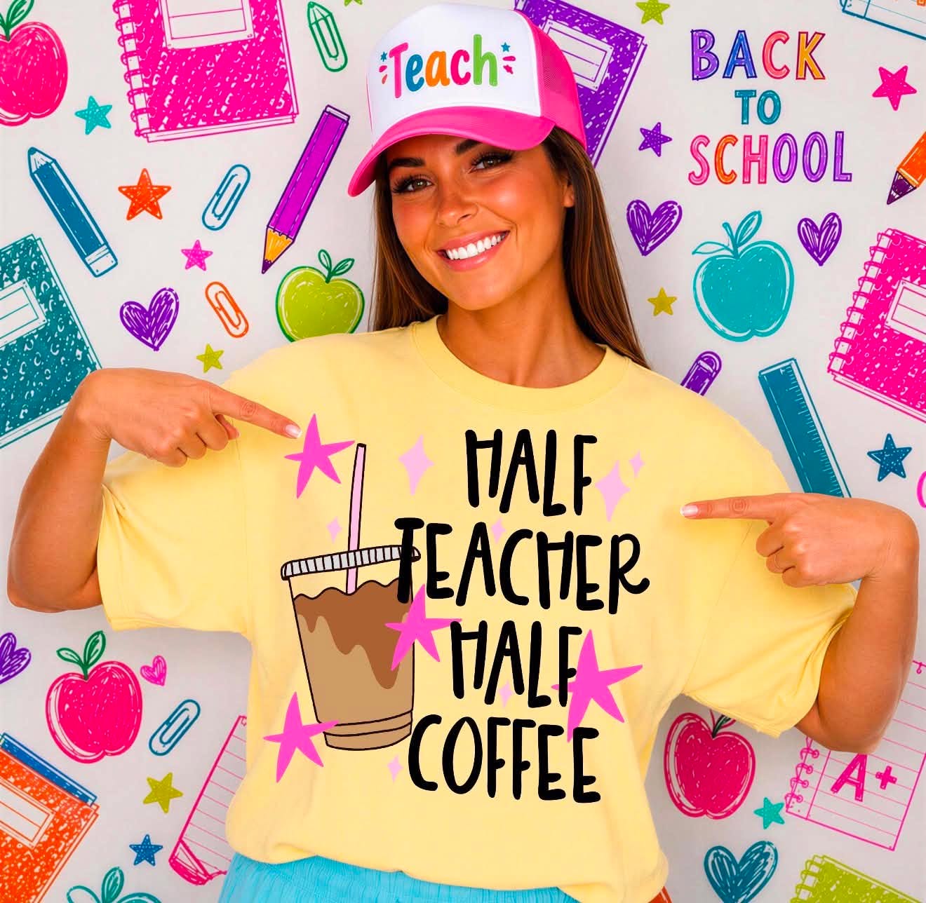 Half Teacher Half Coffee