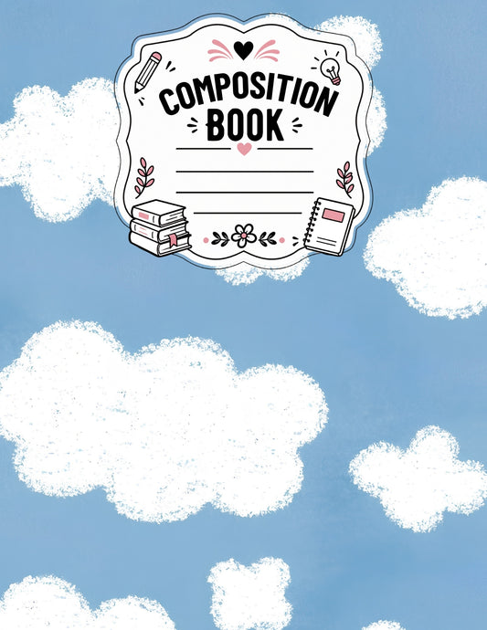 Cloudy Notebook Cover
