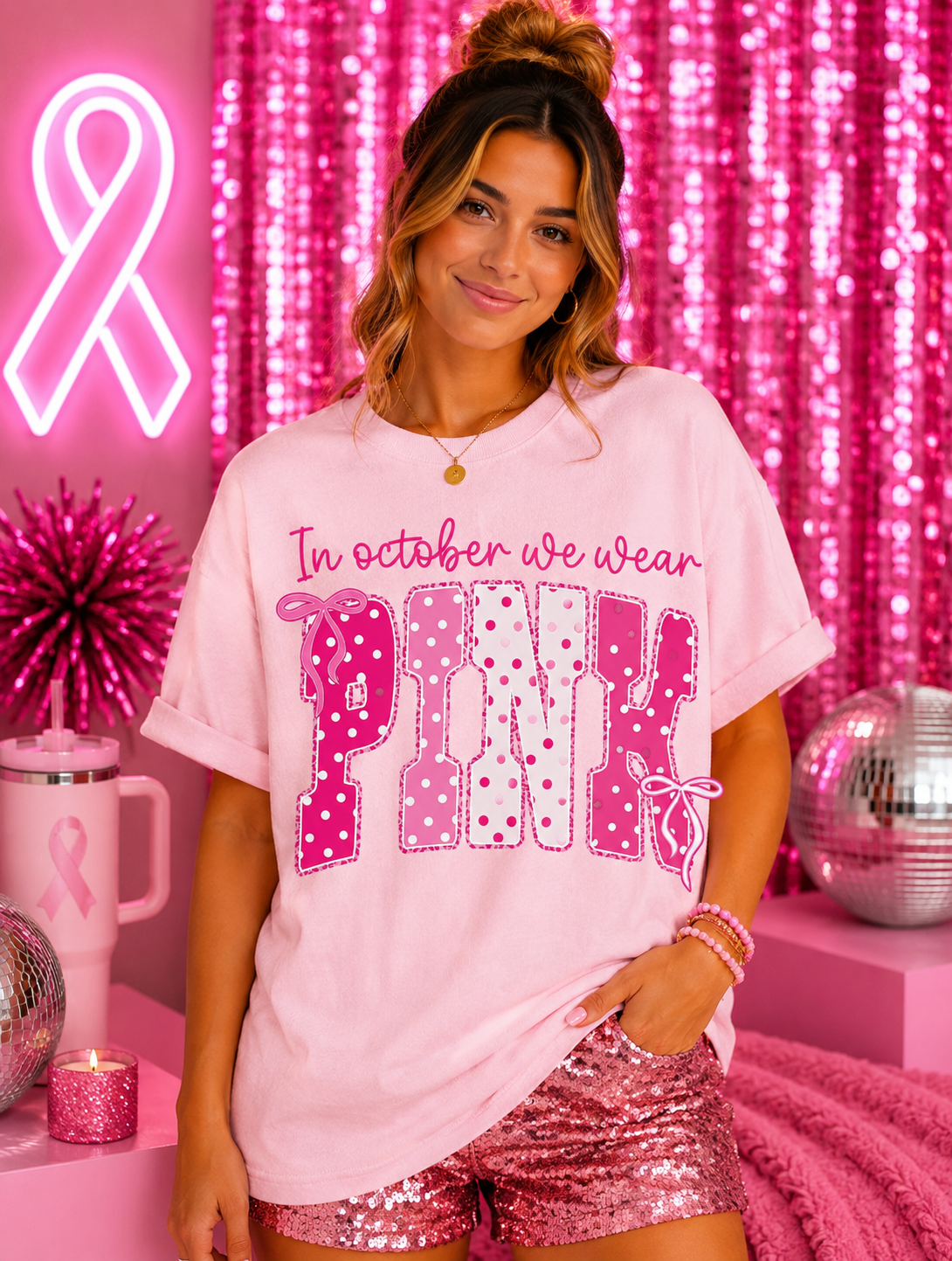 In October, We Wear Pink